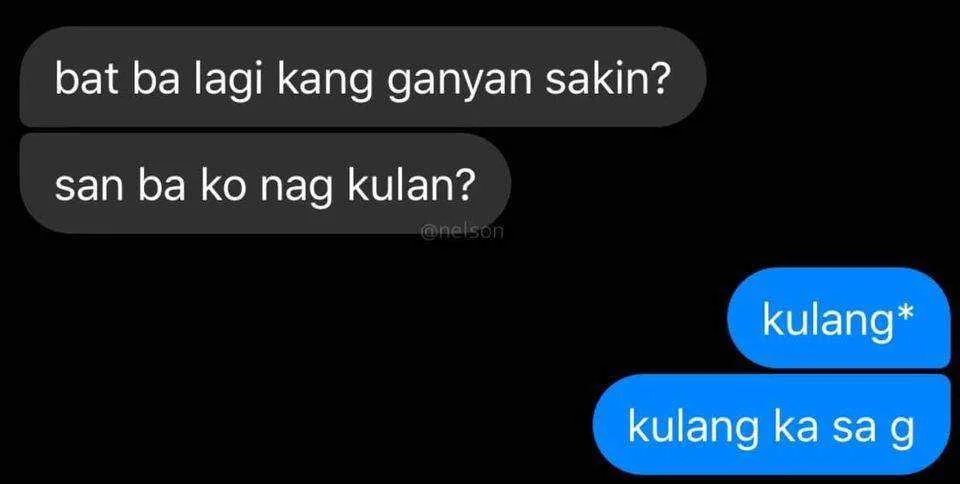 San ba ko nag kulan??