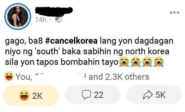 lagyan dapat kasi ng SOUTH