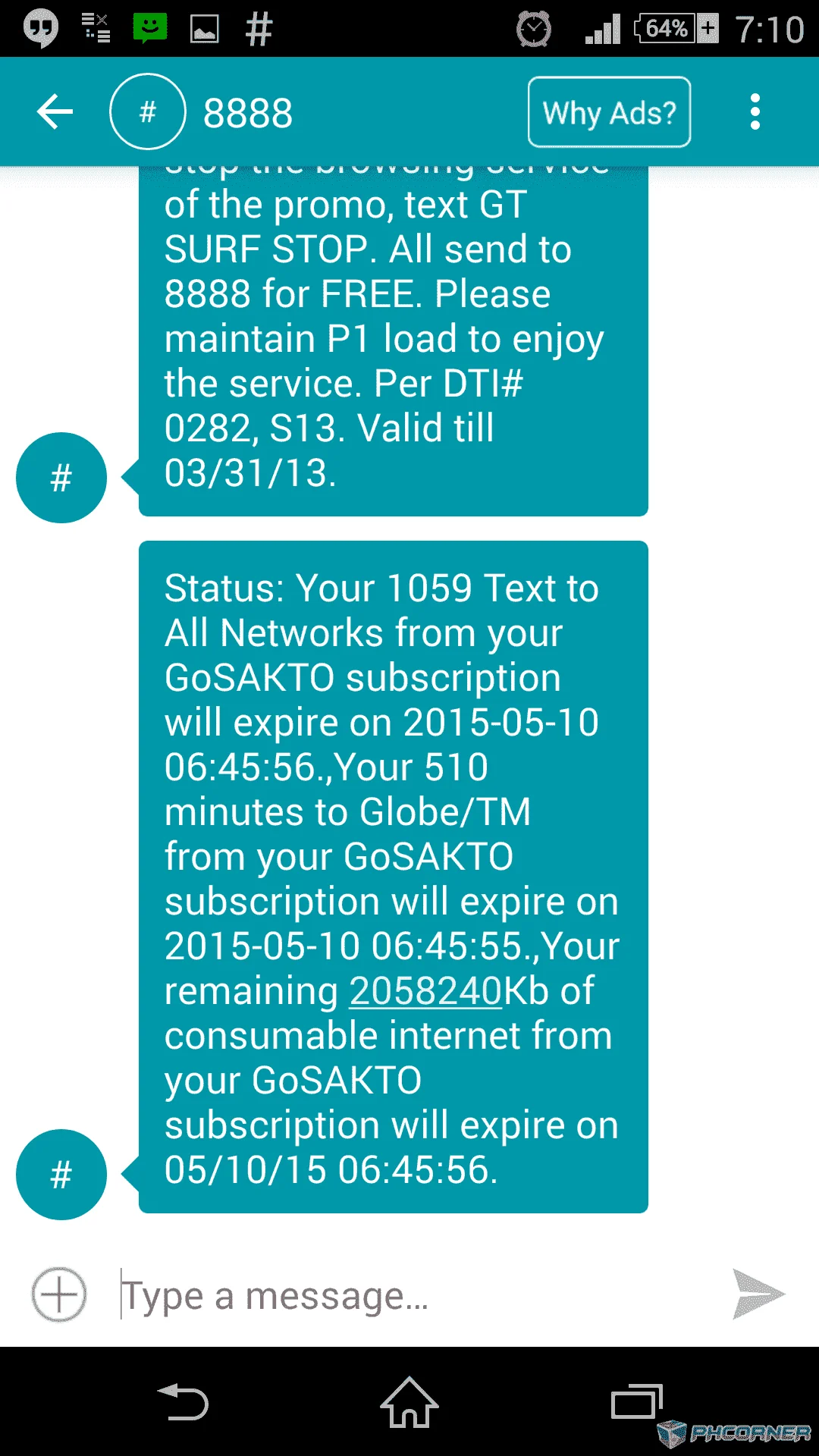 unli 191 pesos