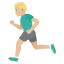 Man running: medium-light skin tone :man_running_tone2: 🏃🏼♂️