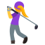 Woman golfing :woman_golfing: 🏌️♀️