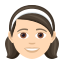 Girl: light skin tone :girl_tone1: 👧🏻