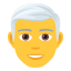 Man: white hair :man_white_haired: 👨🦳