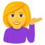 Woman tipping hand :woman_tipping_hand: 💁♀️