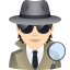 Detective: light skin tone :detective_tone1: 🕵🏻
