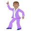 Man dancing: medium skin tone :man_dancing_tone3: 🕺🏽
