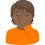Person facepalming: medium-dark skin tone :person_facepalming_tone4: 🤦🏾