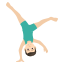 Man cartwheeling: light skin tone :man_cartwheeling_tone1: ๐คธ๐ปโโ๏ธ